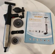 Toilet Plunger, Drain Clog Remover, High-Pressure Air Drain Blaster with Real...