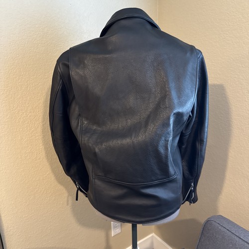 Harley Davidson Genuine Leather Motorcycle Jacket Medium CA03402 MADE IN USA - Picture 4 of 16