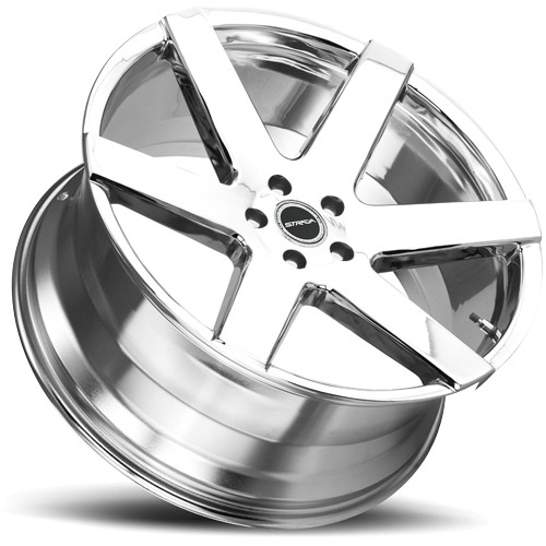 Strada S60 Coda 24x10 6x5.5 +24mm Chrome Wheel Rim 24 Inch
