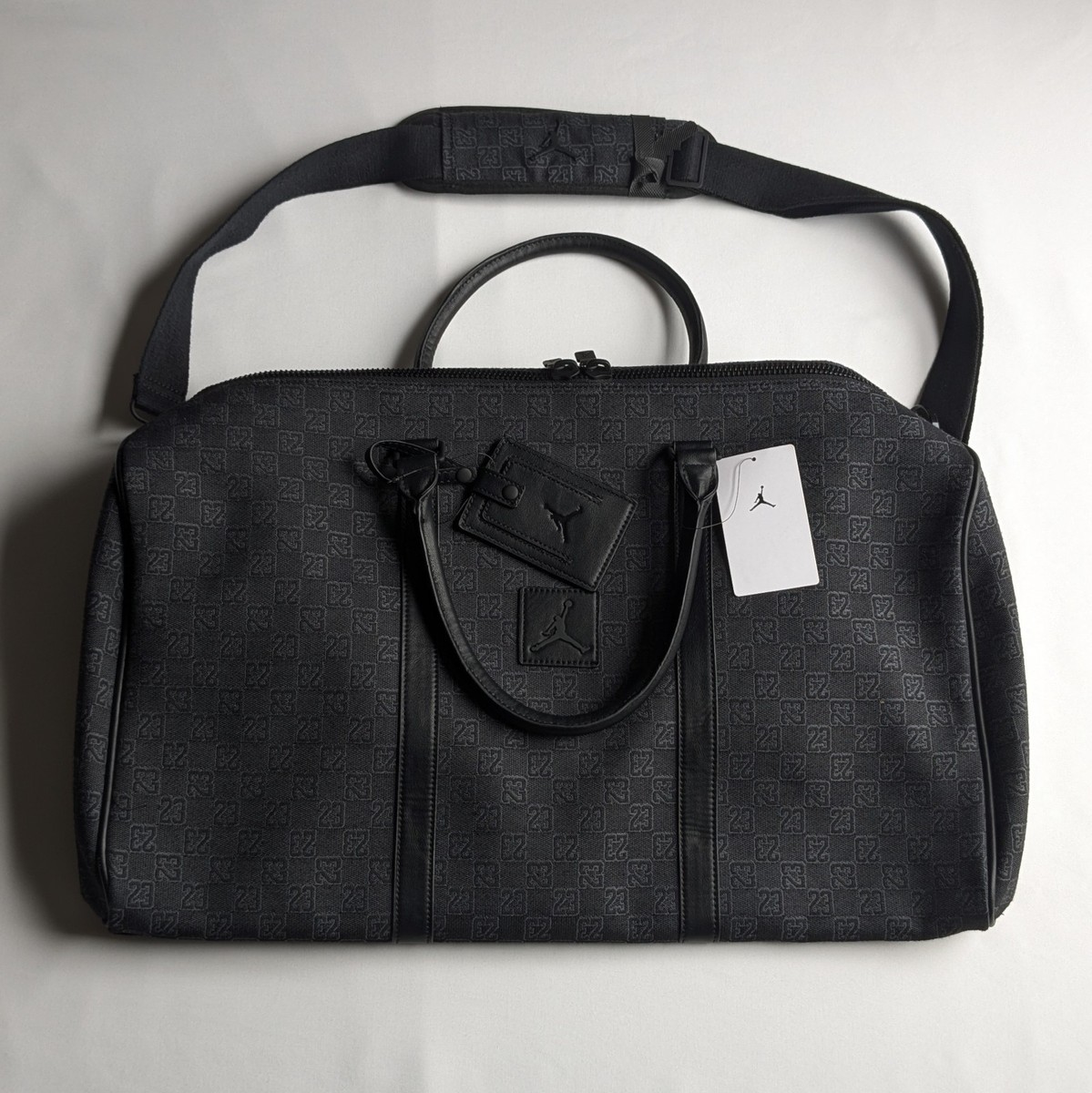 Air Jordan Monogram 23 Logo Travel Luggage Gym Duffle Bag