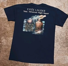 Rare Estee Lauder Advanced Night Repair T-Shirt Size Medium 19" x 27" Makeup 