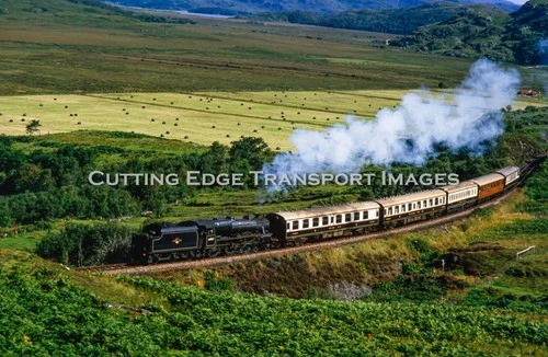 Original Railway Slide: Black 5 44767 West Highland 1986                  P-3265