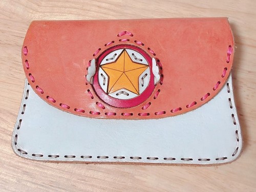 Sakura Cardcaptor Card Case OJAGA DESIGN Leather Collectible