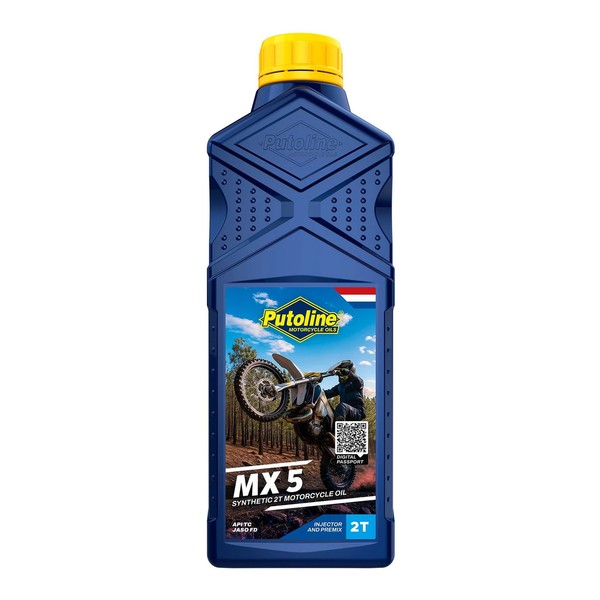 Putoline MotoröL MX5 Offroad Teilsynth. 2T 1L (FüR: Yamaha YZ 250 5X5 82 )-image