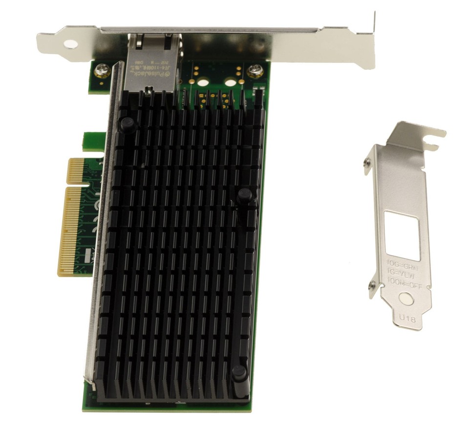 Carte contrôleur réseau PCIe 3.0 x8 10G LAN Ethernet RJ45 chipset Intel Carte contrôleur réseau PCIe 3.0 x8 10G LAN Ethernet RJ45 chipset Intel