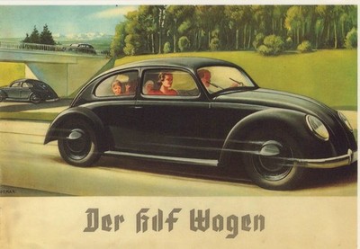 Postkarte Straßenverkehr - Volkswagen auf der Autobahn SW1585