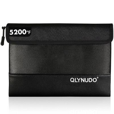 Fireproof Document Money Bag 5200F Cash 11x7.7 Inch Waterproof Zipper Safe