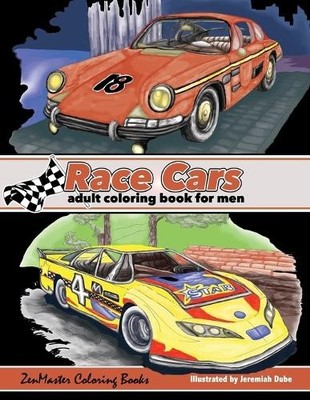 Zenmaster Coloring Bo Race Cars Adult Coloring Book for  (Paperback) (UK IMPORT)
