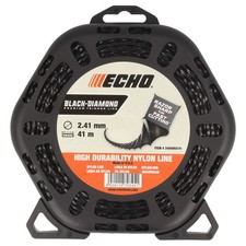 Genuine Echo Black Diamond 2.4mm x 41m Strimmer Line - 340095070 (Twisted Square