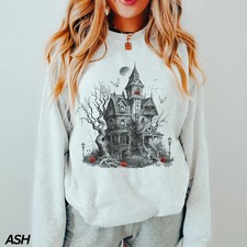 Haunted House Halloween Sweatshirt