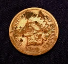 1870 Indian Head Penny Cent ~Semi-Key Date~ *Rare* BOLD DATE ~lots of detail~