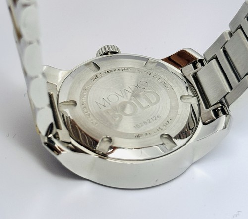 Reloj suizo Movado Bold Luxe para mujer esfera de cristal dos tonos 32 mm acero 3600256 - Imagen 9 de 9