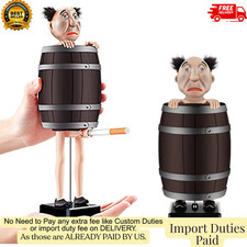 Santa Claus Cigarette Dispenser Up Holder Prank Toy Smoking Box Case Funny Gift