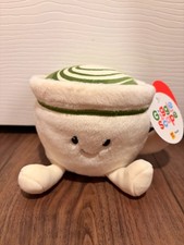 Limited Edition Gigglescape 6  Matcha Latte Cup Plush HTF NEW