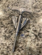 VINTAGE 60's/70s LUDWIG BASS DRUM CHROME T-ROD  CLAW CLEAN 