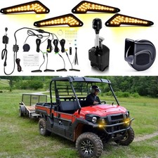 UTV Turn Signal Street Legal w/ Horn Plug & Play For Kawasaki Mule Pro-FX EPS LE