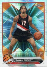 2023-24 Topps Chrome #155 Rayan Rupert Prism Refractors