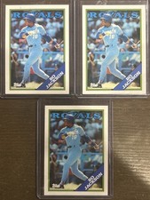 1988 Topps Bo Jackson #750 Lot of 3 