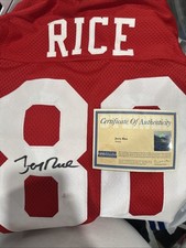 Jerry Rice Autograph Jersey Steiner Authenticated San Francisco 49ers