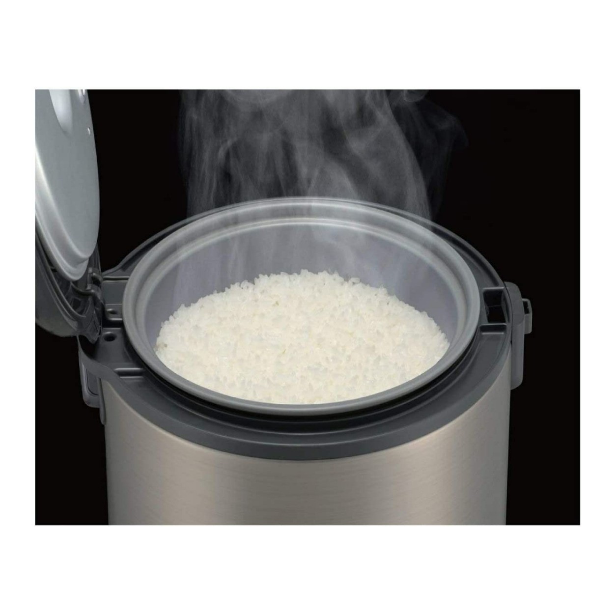 Tiger JNP-S10U 5.5 Cup Capacity White Rice Cooker Bundle with Accessories