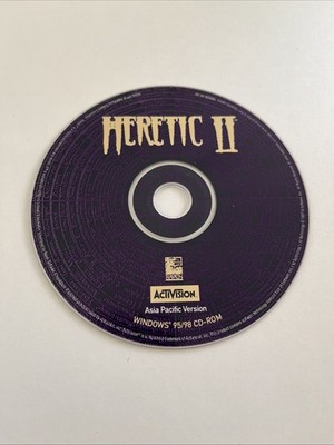 Heretic 2 PC CD-Rom 1998 Retro Game Vintage Activision Raven Disc Only