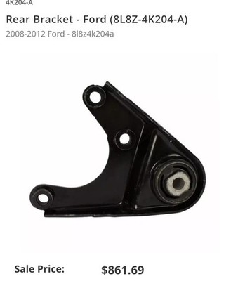 NEW OE Ford Rear Suspension Subframe Bracket/Bushing 8L8Z4K204A Escape 4WD 08-12