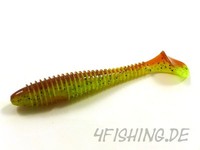 "Keitech Fat Swing Impact In 4.8\" - Farbe Motoroil / Chartreuse"