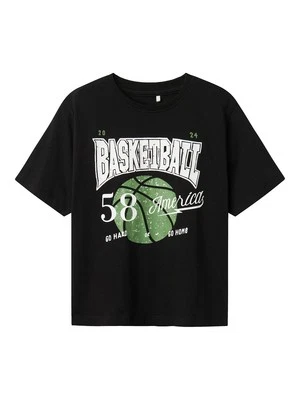 NAME IT kurzarm T-shirt NKMBennibo schwarz Basketball Größe 116 bis 158/164