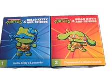 2025 McDonald  s Teenage Mutant Ninja Turtles HELLO KITTY Happy Meal Toyslo   1,2