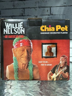 Willie Nelson Chia Pet Decorative Planter New never used