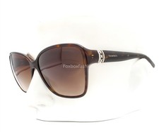 Tiffany Sunglasses TF 4070-B 8015/3B Brown Havana Clear Crystals No Case