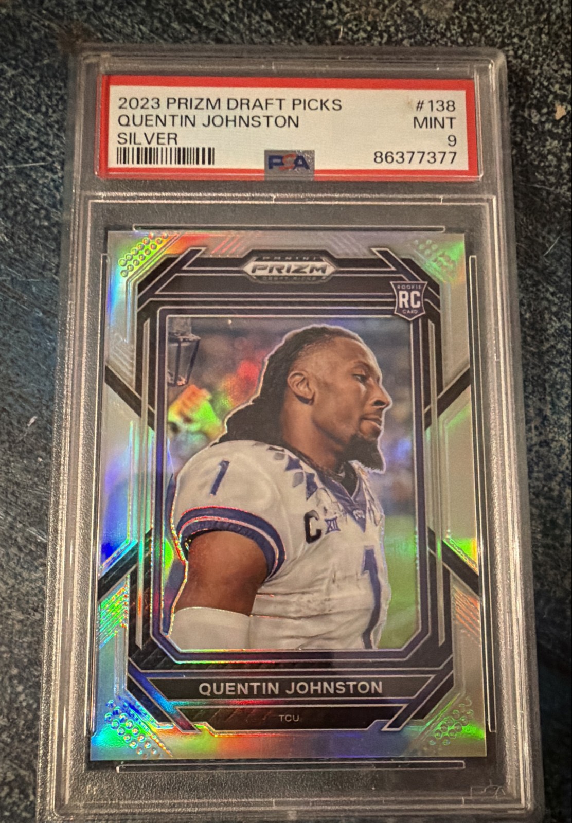 2023 Panini Prizm Draft Picks - Quentin Johnston #138 Silver Prizm (RC)