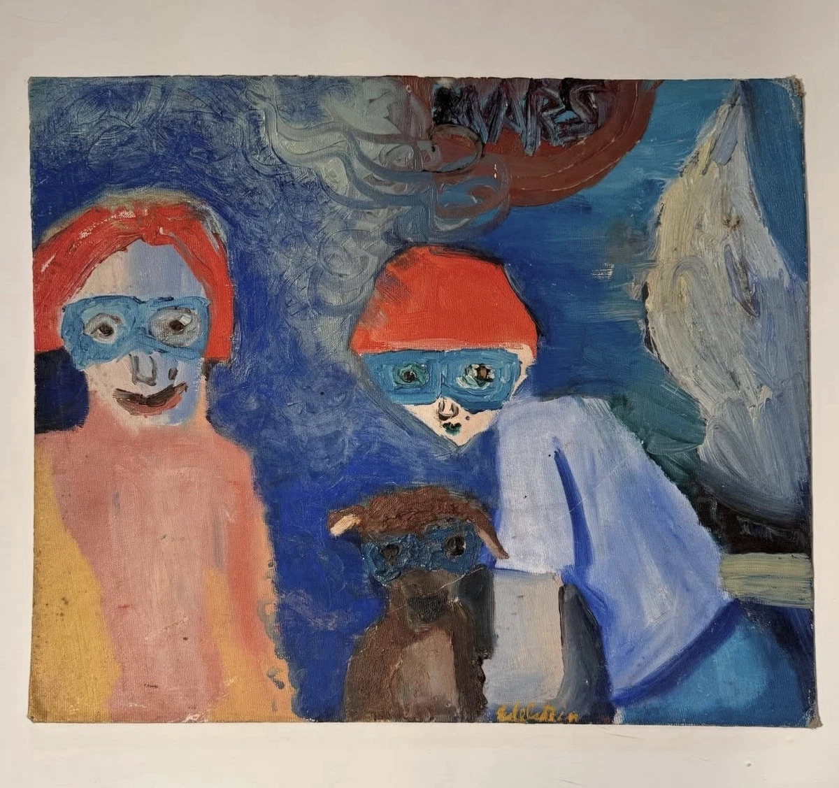 帆布油画天使艺术绘画| eBay