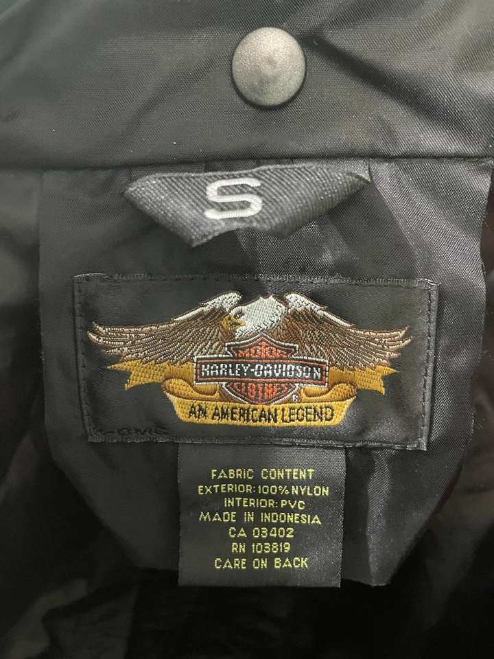 Chaqueta y pantalones de lluvia Harley Davidson para mujer. Talla S Foto 4 de 4