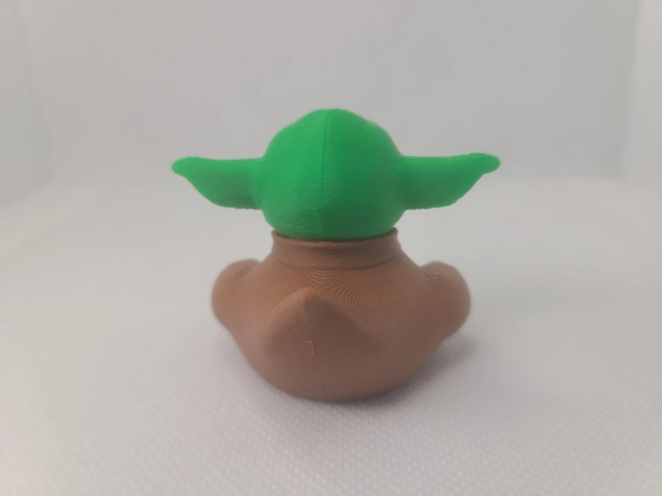 Pato Yoda Impreso en 3D Mini Tamaño Star Wars Mandaloriano Regalo Cumpleaños Nerd Geek Foto 3 de 4