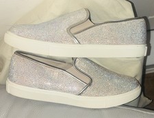 ✨Kurt Geiger Carvela Gold Diamonte Slip On Shoes- Size Uk 6-EU 39✨
