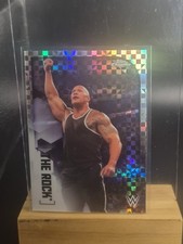2020 Topps Chrome WWE X-Fractor The Rock #64 Free Shipping 