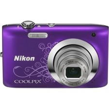 Nikon COOLPIX S2600 Digital Camera 14.0MP 5x Optical Zoom Purple Noise Reduction