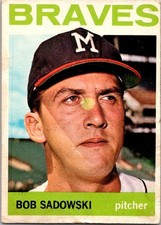 Bob Sadowski 1964 Topps #271 Rookie Milwaukee Braves