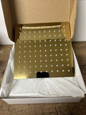1-Spray Pattern 8in. Fixed Shower Head in Brass