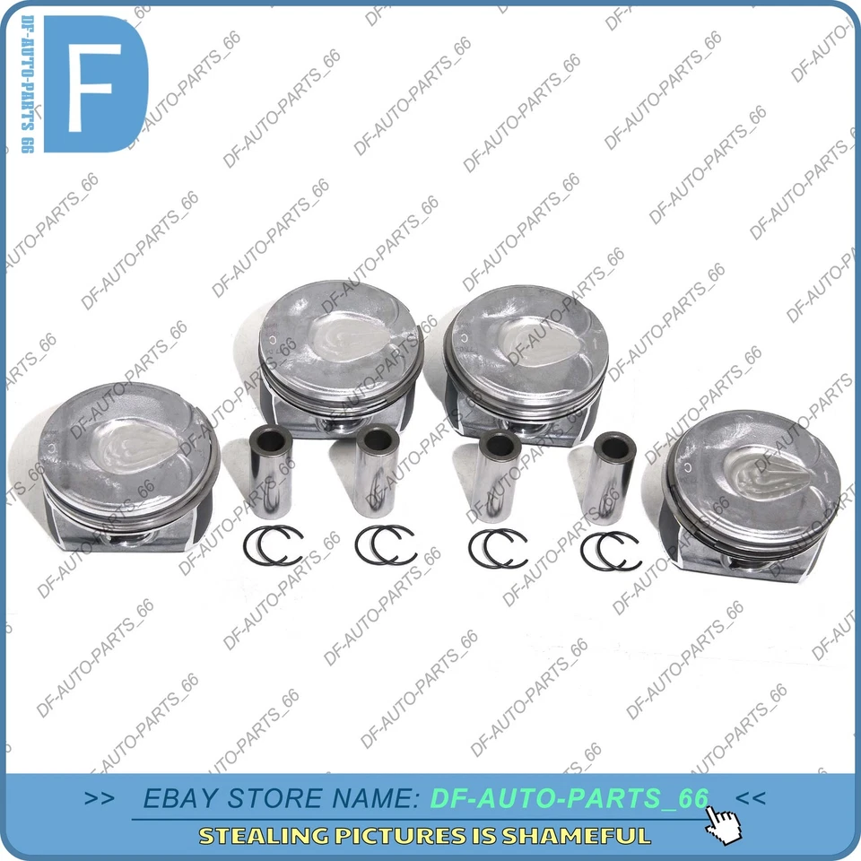 Juego de 4 pistones y anillos MAHLE Φ77+0,5 mm para Mini Cooper R56 R55 R57 1,6T N14B16A Foto 3 de 4