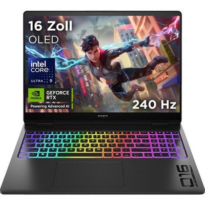 HP OMEN MAX Gaming Laptop 16-ah0395ng Gaming Notebook 16 Zoll 32 GB RAM 5,4 GHz