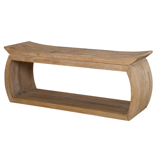 Uttermost Connor Reclaimed Wood Bench - Picture 4 of 5