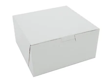 0905 Premium Clay Coated Kraft Paperboard White Non-Window Lock Corner Bakery...