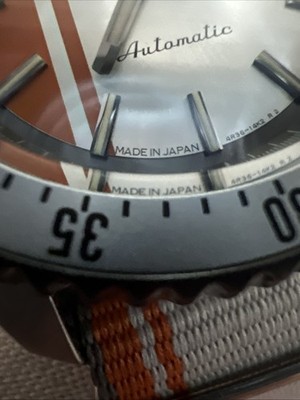 Seiko 5 Sports Orange/White Men's Watch - SRPK73 for sale online