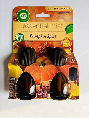 Air Wick Essential Mist Pumpkin Spice Oil Refill 2 Pack Essential Oils