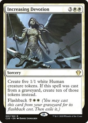Increasing Devotion 91 NM Commander 2020 MTG