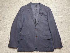 J.Crew Suit Jacket Mens 38 Short Blue Italian Wool Ludlow Slim Fit Tollegno 1900