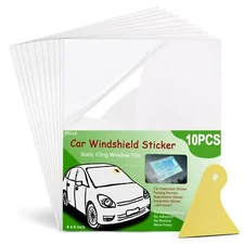 Windshield Sticker Applicator Static Cling Window Film Clear Car Window Sticker