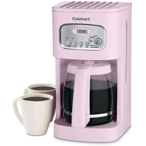 Cuisinart DCC-1100 Pastel Pink 12 Cup Programmable Coffeemaker Used / Works - Picture 2 of 21